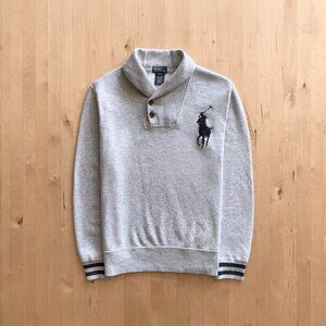 Polo Ralph Lauren Shawl Collar Sweatshirt Boy's Large